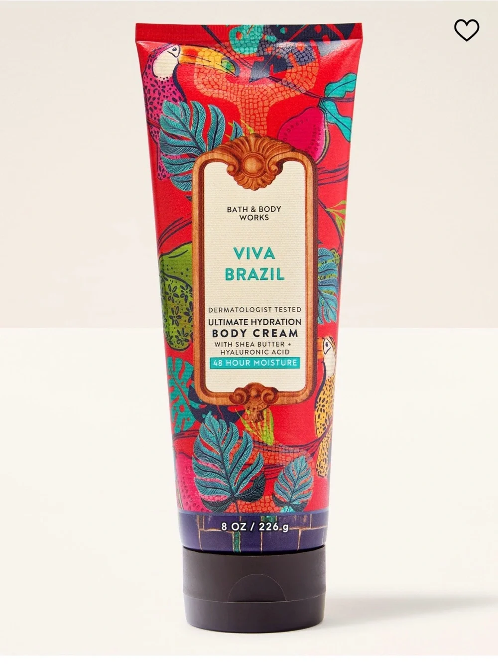 Bath & Body Works Viva Brazil Body Cream - Red, Teal, Green, Gold
